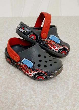 Босоножки кроксы сандалии детские роз. 22