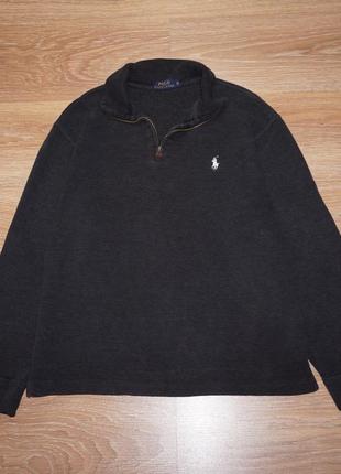 Графітовий светр Original Penguin Szara koszulka polo z logo