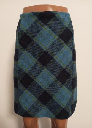 Шерстяная юбка люксового бренда hobbs 100% шерсть