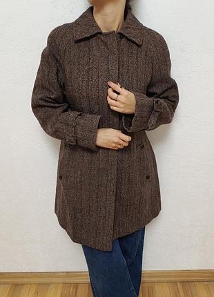 Винтажное шерстяное пальто aquasqutum