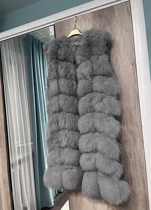 Жилетка з песця, шубка, песцовий жилет