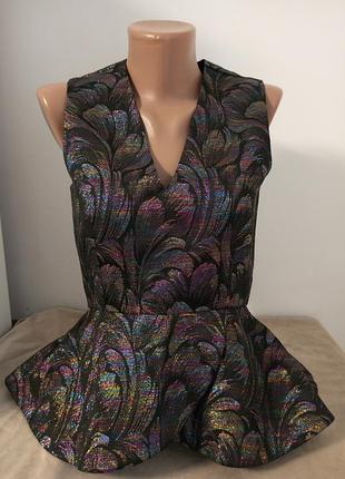 Блузка с баской