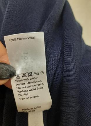 Нежный, теплый мягкий мирер с высоким горлом гольф водолазка зап мериносовая шерсть unisex john lewis9 фото