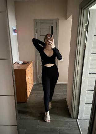 Комбінезон жіночий в рубчик prettylittlething
