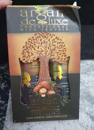 Набор уход шампунь и кондиционер argan &de luxe египет