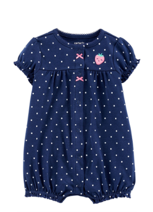 Carters ромпер песочник картерс боди  клубничка