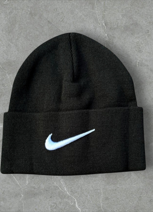Зимова шапка nike / чоловіча шапка nike / спортивна шапка / жіноча шапка найк /футбольна шапка