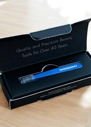 Мини-пенцет для бровей tweezerman micro mini slant tweezer
