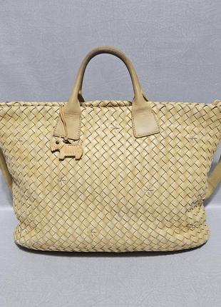 Кожаная плетеная сумка radley, оригинал
