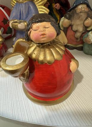 Новогодний декор, подсвечник, подсвечник праздничный, статуэтка