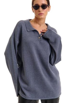 Шикарний кашеміровий светр джемпер поло 100% кашемір yorn unisex