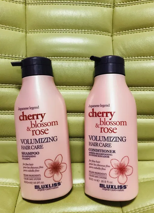 Безсульфатный набор luxliss volumizing hair care: шампунь 500 мл, кондиционер 500 мл