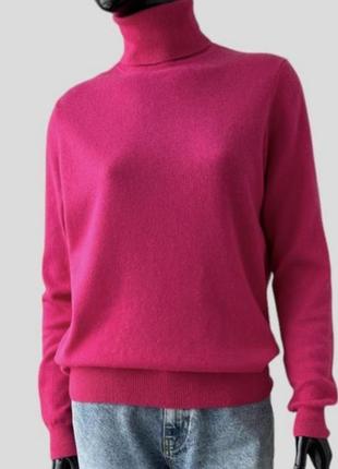 Чудовий кашеміровий светр гольф водолазка 100% кашемір luusa du carpi