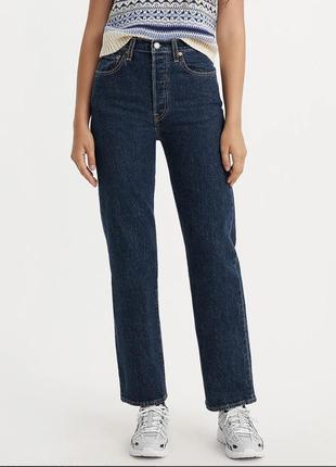 . ✨ женские прямые джинсы levi's premium ribcage straight
