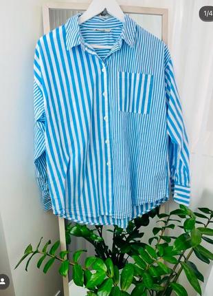 Европа🇪🇺george. коттон. фирменная рубашка-оверсайз