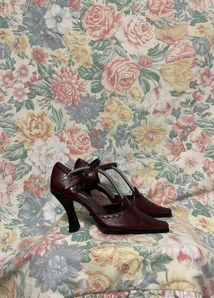 Винтажные кожаные туфли fiorangelo