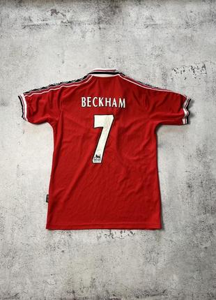 Umbro manchester united 7 beckham мужская винтажная футбольная футболка,размер м