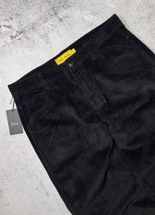Штаны dime classic baggy s,m,l corduroy pants black черные