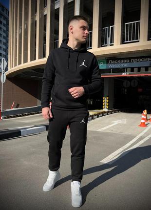 Зимний спортивный костюм jordan с начесом