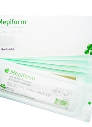 Мепиформ (mepiform) 4х30см силіконовий пластир від рубців.