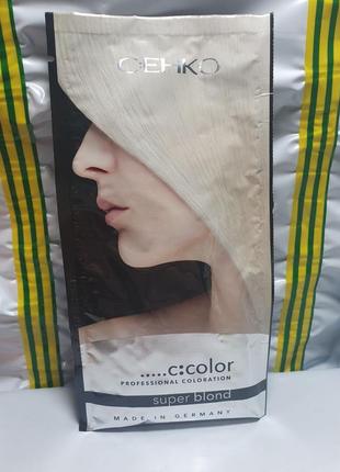30 г обесцвечивающий порошок порционный c:ehko c:color professional coloration super blond