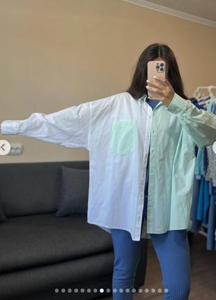 Стильна сорочка 👕 оверсайз
