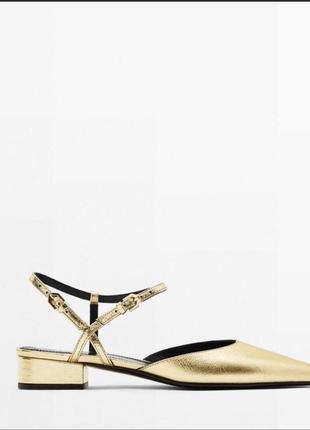 Туфлі мюлі massimo dutti