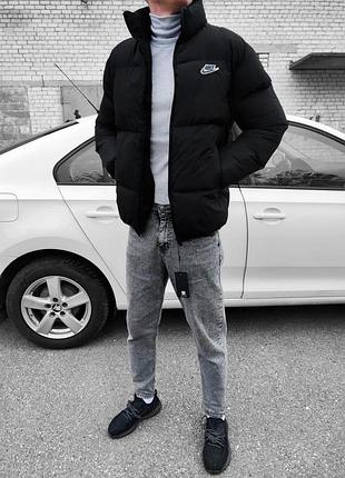 ❄️зимний пуховик nike черный❄️