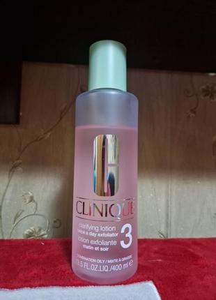 Clinique clarifying lotion №3 (400 мл)
лосьон для лица