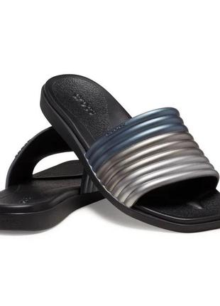 Шльопанці, слайди крокс crocs miami metallic  38, 39