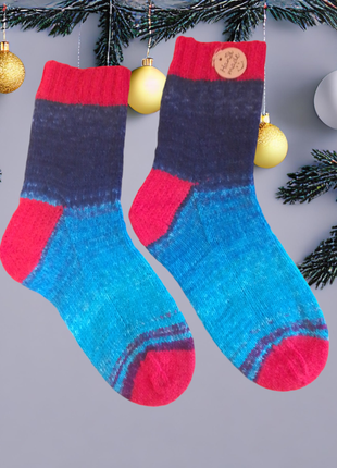 Носки ручной работы, вязаные носки, носки