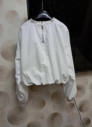 Шикарный топ с длинным рукавом оверсайс zara 8