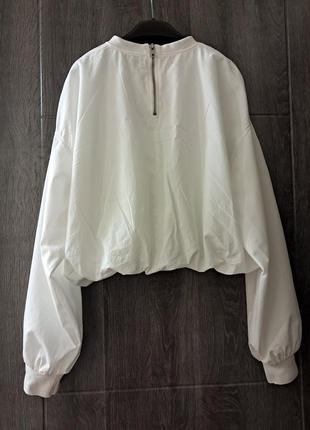 Шикарный топ с длинным рукавом оверсайс zara 3