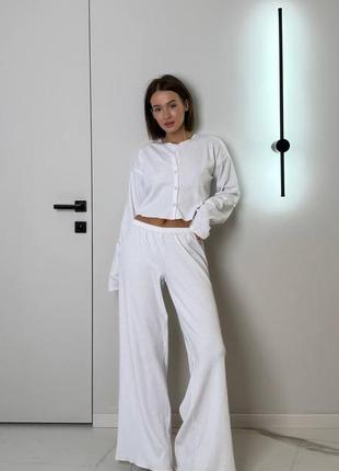 Женская пижама «sandra» трикотаж рубчик модель: 20865