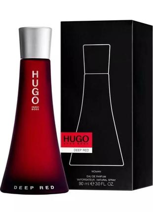 Ugo boss hugo deep red парфумована вода жіноча, 90 мл