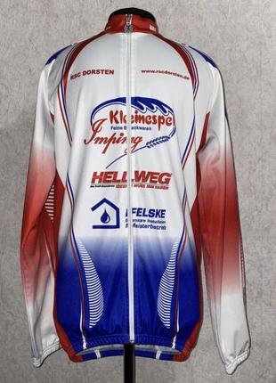 Велосипедне джерсі на блискавці утеплене