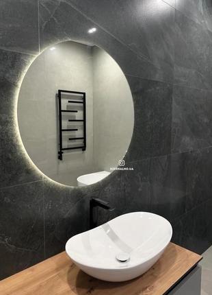 Зеркало круглое настенное с подсветкой