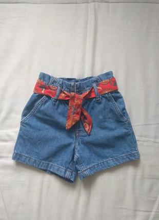 Джинсовые шорты на девочку denim co 3-4 года