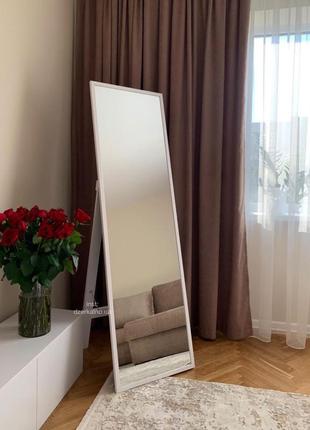 Зеркало в раме на ножке / напольное / напольное