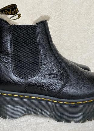 Зимові чоботи черевики на товстій підошві челсі dr.martens