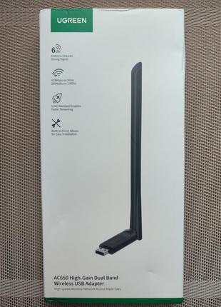 Usb адаптер ugreen ac650 wifi adapter