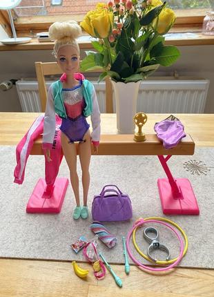 Кукла barbie dreamtopia гимнастка с аксессуарами