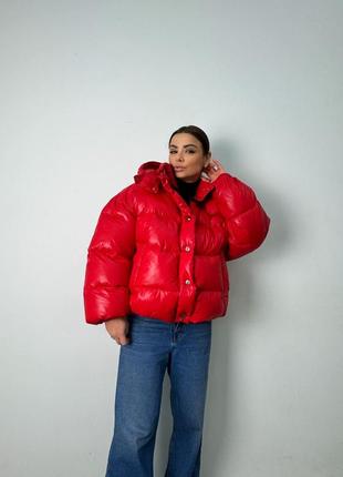 Стильний теплий пуфер, пуховик