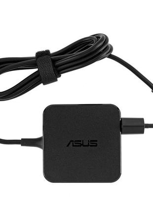 Оригинальный блок питания для ноутбука asus usb-c 45w, type-c, 20v, 2.25a, квадратный, адаптер+переходник,