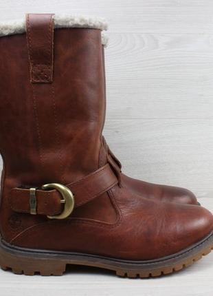 Кожаные женские ботинки timberland LEATHER waterproof оригинал, размер 38