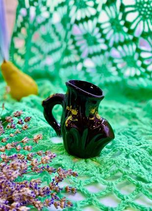 Вінтаж!🌳🪵 кераміка майоліка полива кухоль пеньок ваза підставка керамічна