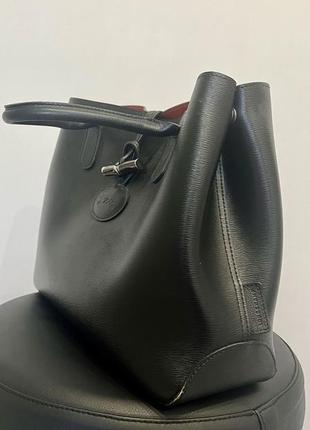 Кожаная сумка longchamp оригинал.