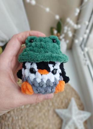 Пингвин лягушонка игрушка амигурии брелок