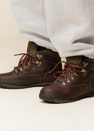 Жіночі черевики timberland classic leather euro hiker boots.