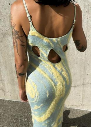 Платье приталенного кроя миди hockney от house of sunny